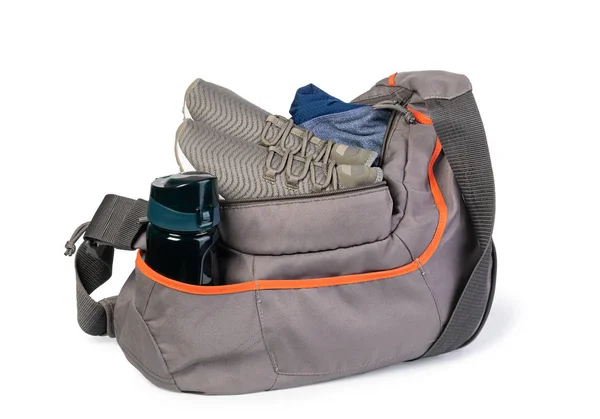 Grön sportbag — Stockfoto