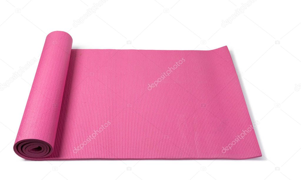 pink yoga mat