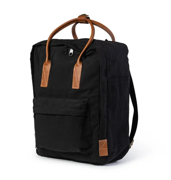 Schwarzer Rucksack — Stockfoto