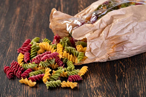 Fusilli pasta — Stockfoto