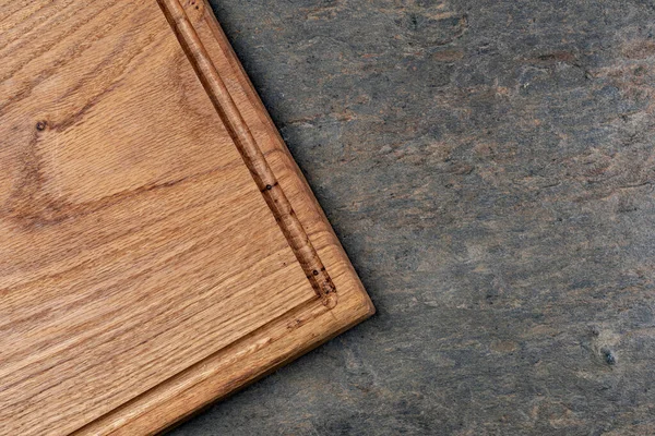 Cutting Board Stone Table Background — Stock Photo, Image