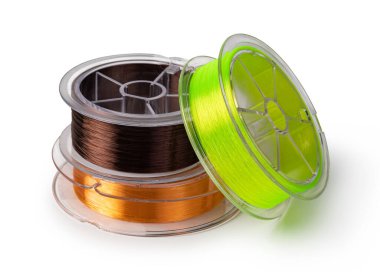 Balıkçılık Hattı beyaz arkaplanda izole edildi