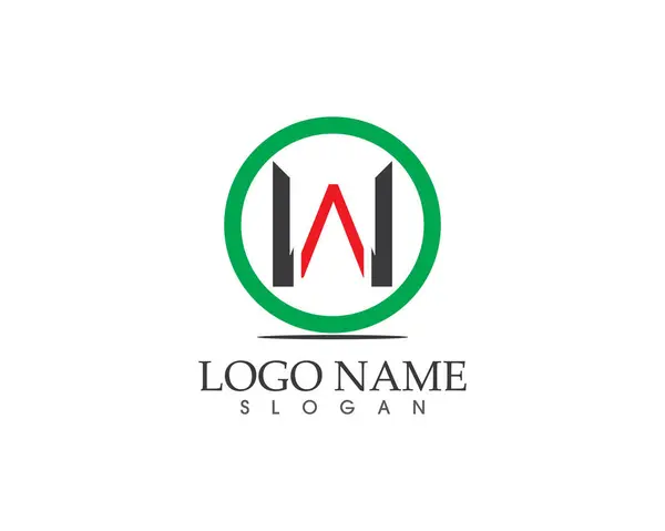 Πρότυπο Διάνυσμα Σχεδίασης Λογότυπο Εικονίδιο Γράμμα — Διανυσματικό Αρχείο