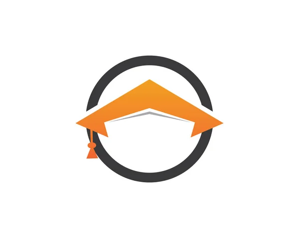 Modello Vettoriale Logo Educativo — Vettoriale Stock