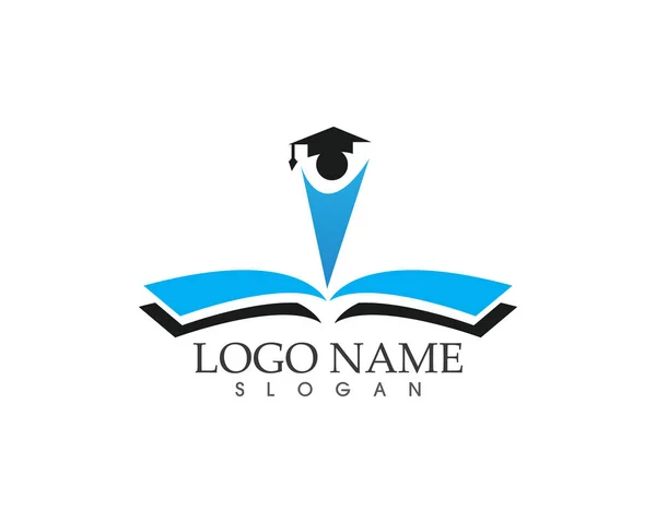 Education Logo Vector Template — Stock Vector