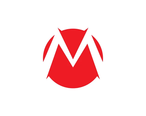 Carta Logotipo Vectortemplate — Vetor de Stock
