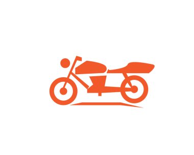 Motosiklet logo vektör şablonu