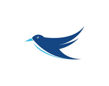 Kuş kanatları logo vektörü