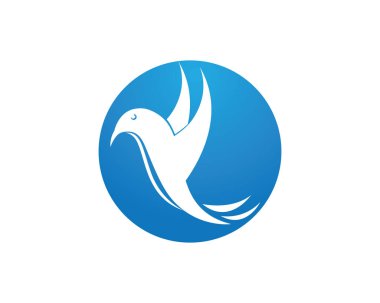 Kuş kanatları logo vektörü