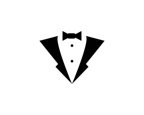 Tuxedo Icône Logo Design Vecteur — Image vectorielle