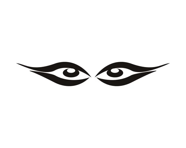 Vettore Logo Salute Degli Occhi — Vettoriale Stock