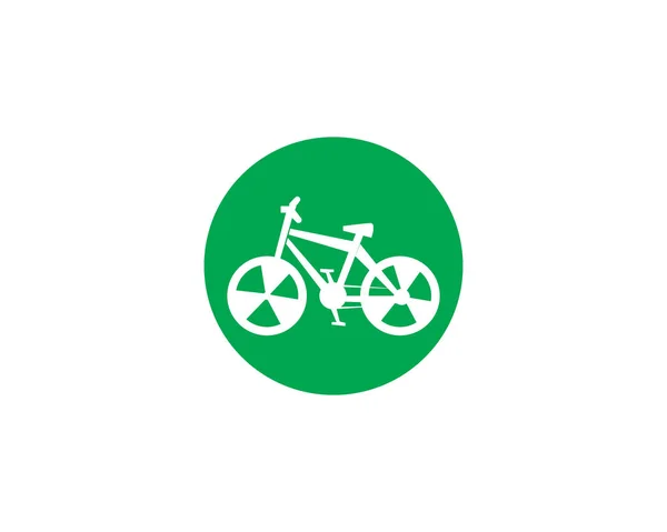 Modelo Logotipo Ícone Bicicleta — Vetor de Stock