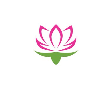 Çiçek güzelliği logo taşıyıcısı