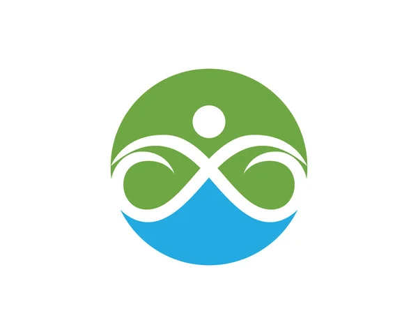 Ihmishahmon Logo Malli — vektorikuva