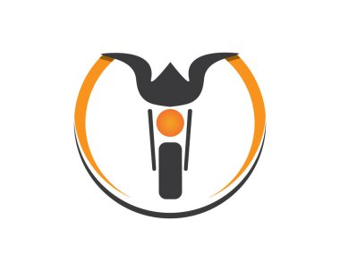 Motosiklet simgesi ve sembol logosu 