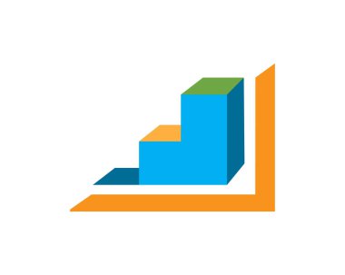 İş finans logo vektörü 