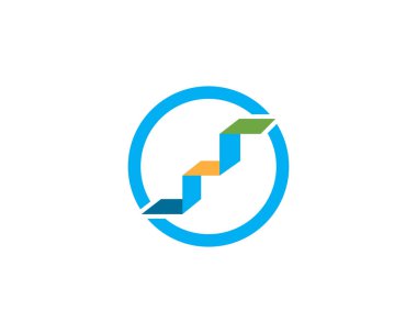 İş finans logo vektörü 