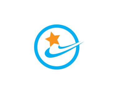 Yıldız daha hızlı logo vektörü