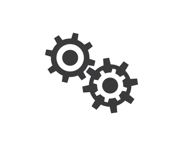 Tandwielpictogram Symbool Vector — Stockvector