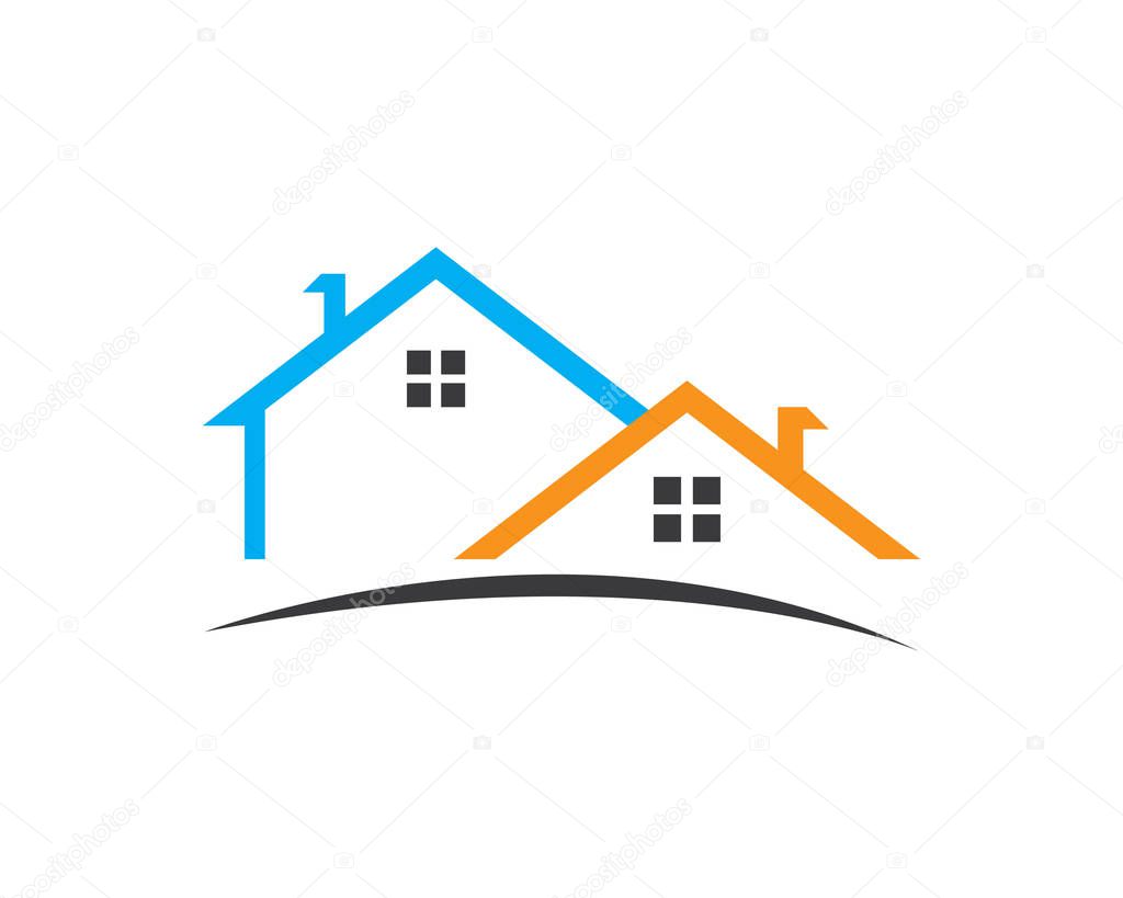 Building home logo vector template