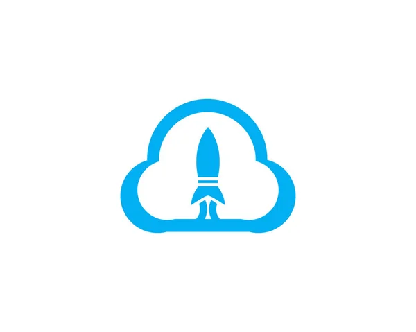 Bulut Simgesi Logo Vektörü — Stok Vektör