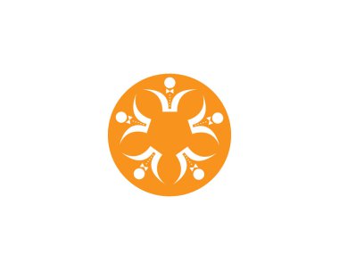 İş adamları simge logo vektörü