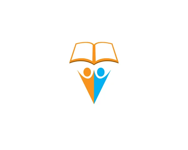 Eğitim insanlar simge logo tasarım vektör
