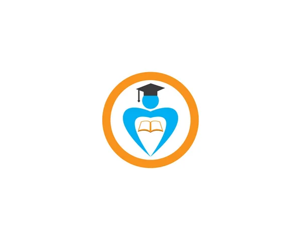 Education People Icon Logo Design Vector — Stock Vector