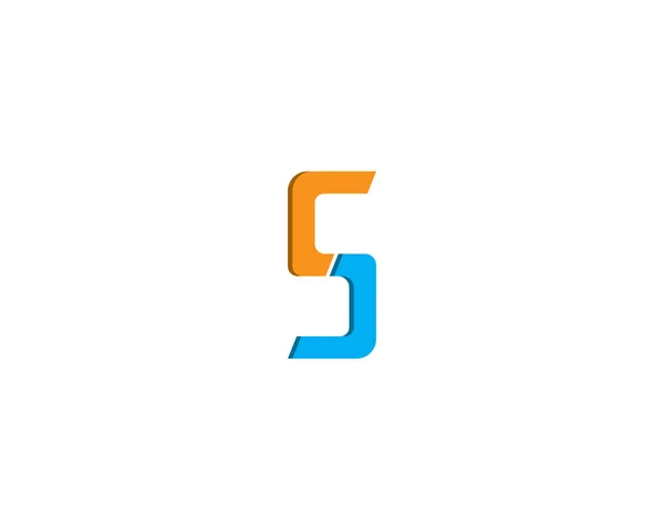 Carta Icono Logotipo Diseño Vector Plantilla — Vector de stock