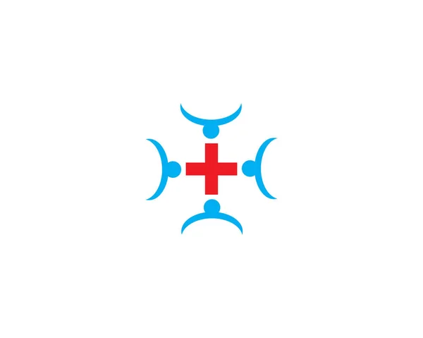 医療のロゴのデザインのベクトル — ストックベクタ