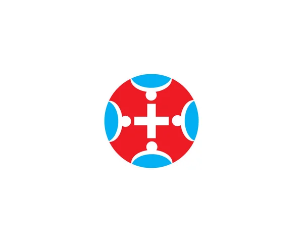 医療のロゴのデザインのベクトル — ストックベクタ