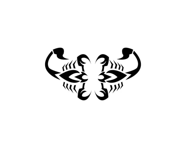 Дизайн Логотипу Значка Скорпіона Векторні Ілюстрації — стоковий вектор