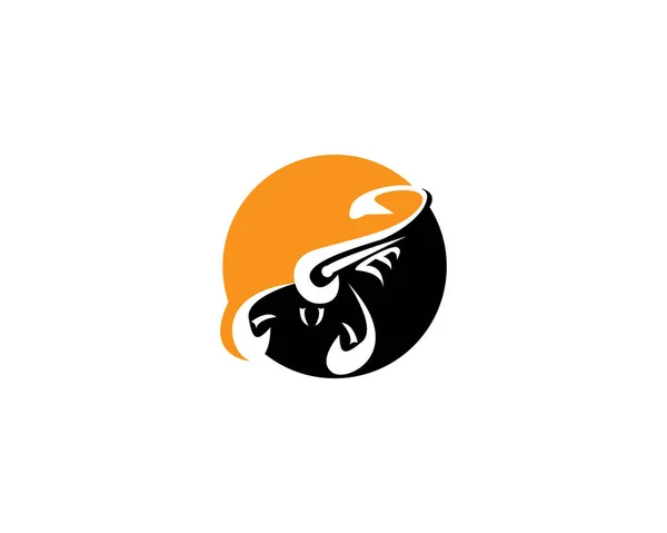 Scorpion Icône Logo Dessin Vectoriel Illustration — Image vectorielle