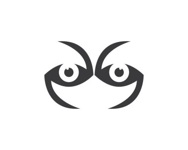 Göz Bakımı sağlık logo vektör