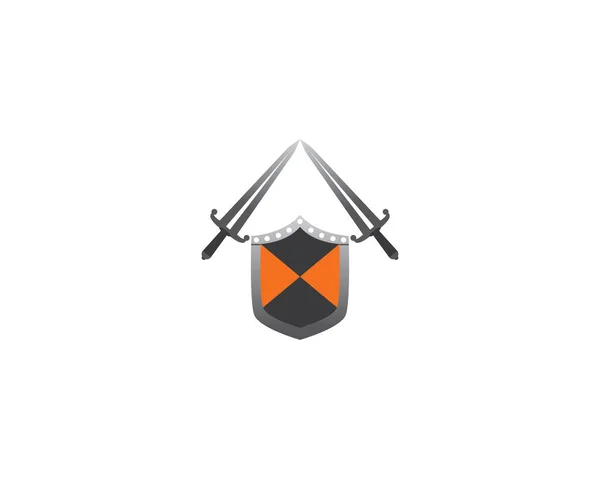 Shield Icon Logo Ontwerp Vector — Stockvector