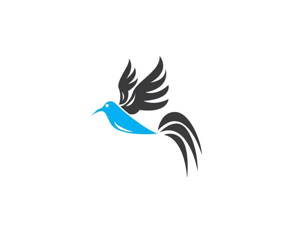 Taube Vogel Symbol Logo Vektor — Stockvektor