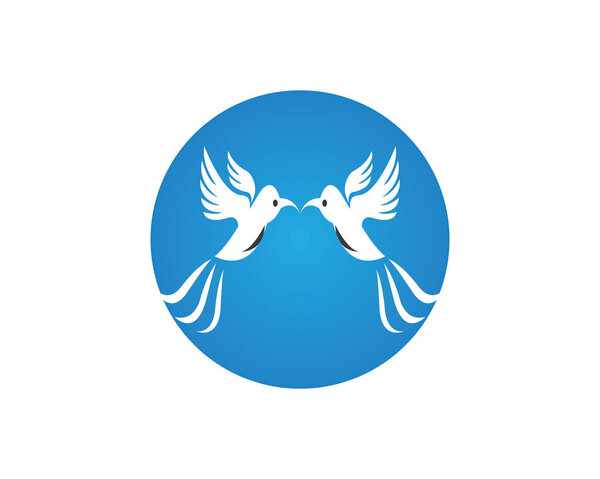 Вектор логотипа голубя
