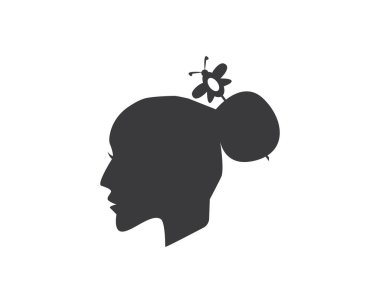 Siluet insanlar logo vektör şablonu