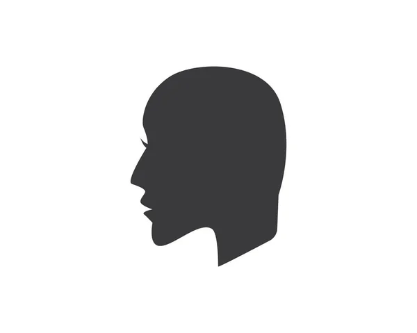 Silhouette Personas Logotipo Vector Plantilla — Vector de stock