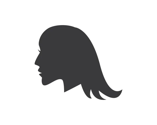 Silhouet Mensen Logo Vector Sjabloon — Stockvector