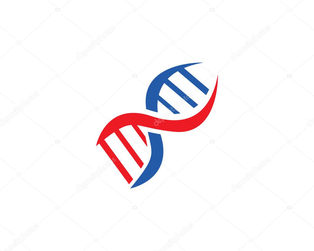 DNA genetic icon vector illustration