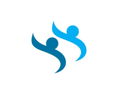 Topluluk, ağ ve sosyal simge tasarım şablonu.