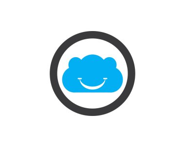 Bulut sunucuları veri logosu ve simgeler simgeleri