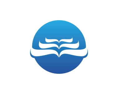 Su Dalgası sembolü ve simge logo şablonu vektörü