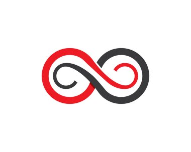 sonsuz logo ve sembol şablon vektörü