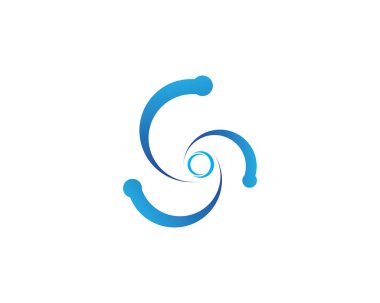 girdap daire logo ve sembolleri şablon simgeler 