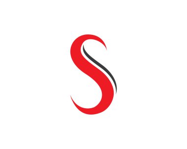 S logosu ve sembolleri şablon vektör simgeler
