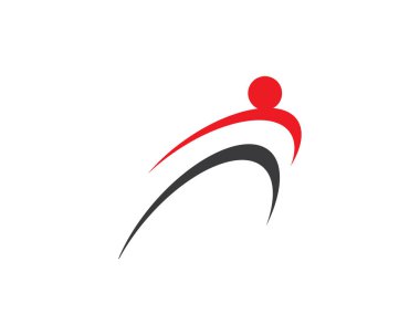 İnsan karakter simgesi ve sembol vektörü