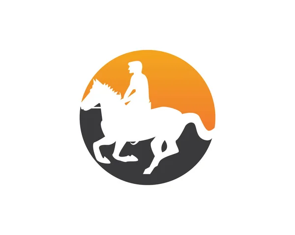 Ikona Koń Symbol Wektor Ilustracji — Wektor stockowy
