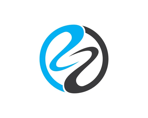 Вихревой Круг Логотип Иконки Шаблонов Символов — стоковый вектор